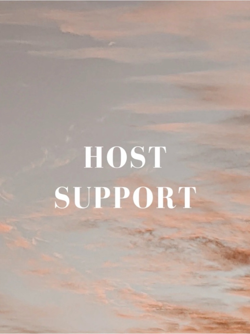 Host Support